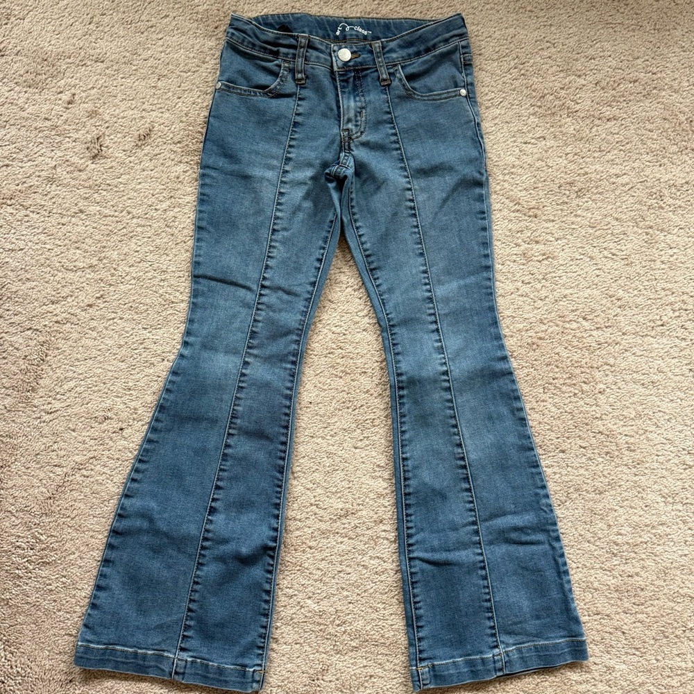 Art Class Dark Blue Flare Jeans